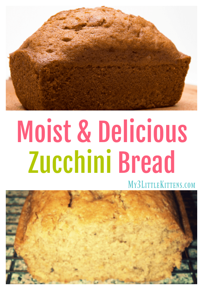 This Best Moist & Delicious Zucchini Bread Recipe is Easy!