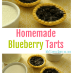Try these Homemade Blueberry Tarts Recipe. They make a fresh, quick and delicious treat!