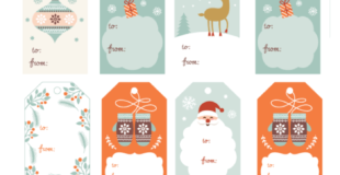 These Free Printable Christmas Gift Tags are perfect for the holiday season!