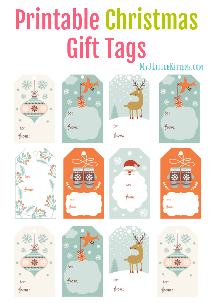 Printable Christmas Gift Tags