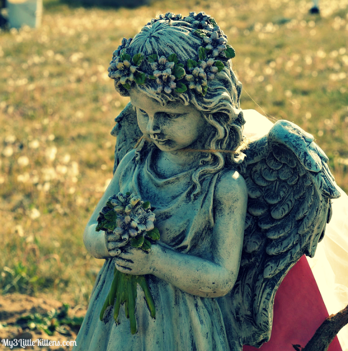 Angels in the graveyard