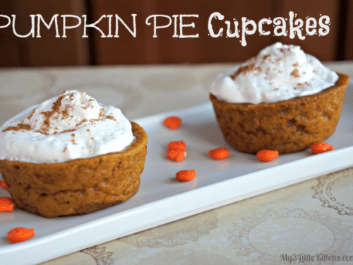 Easy and Delicious Pumpkin Pie Cupcakes that are perfect for fall and beyond!