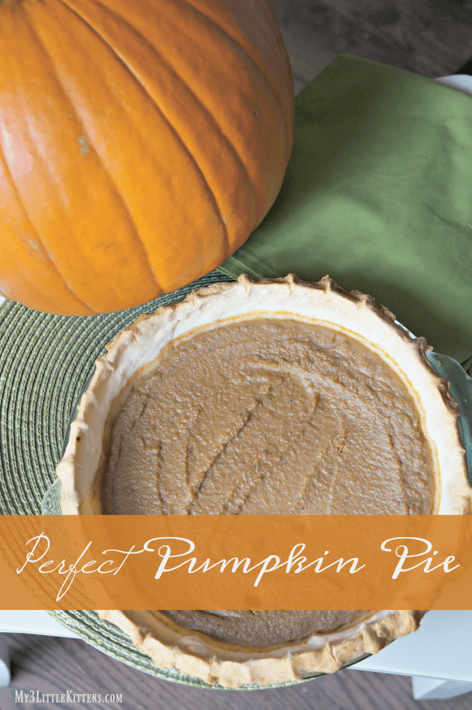 Perfect Pumpkin Pie - Classic, Easy and Delicious! Thanksgiving Ready!
