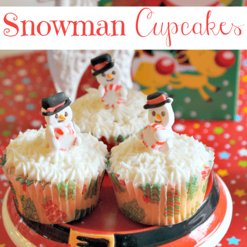 Easy Christmas Cupcakes - My 3 Little Kittens