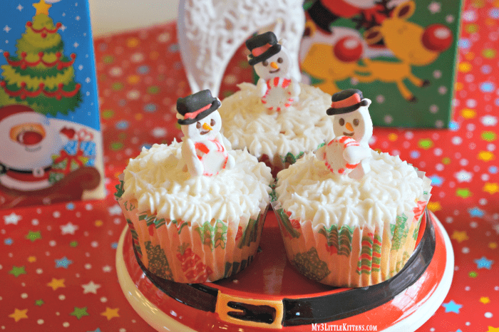 These Snowman Cupcakes are a perfect Christmas time favourite!
