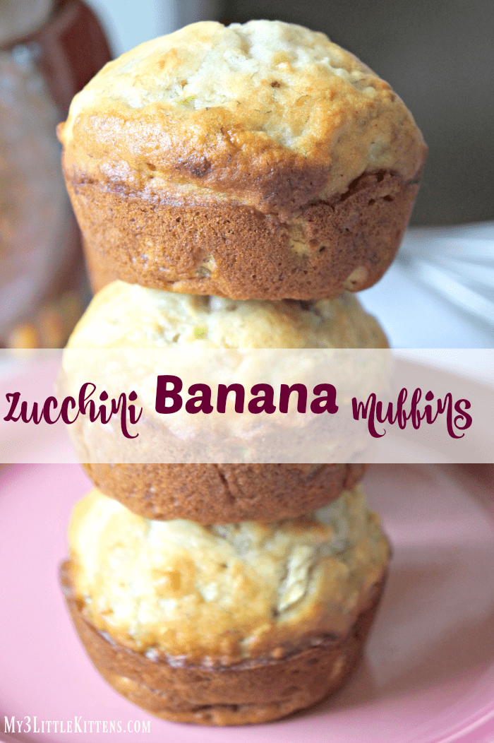 zucchini banana muffins