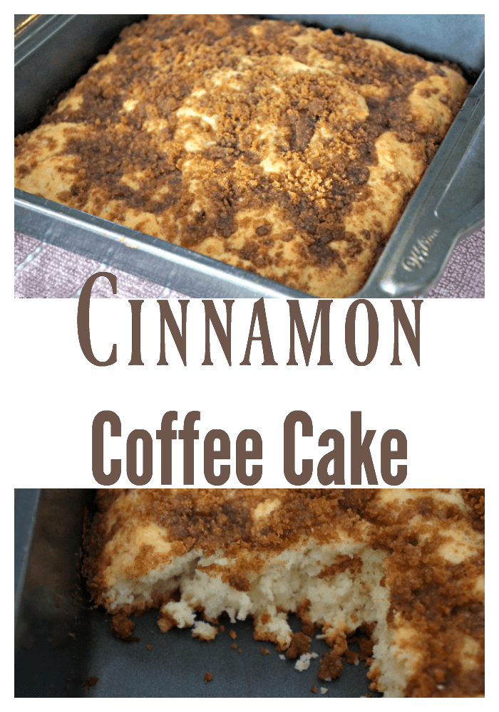 Oven Fresh, Delicious and Homemade Cinnamon Coffee Cake