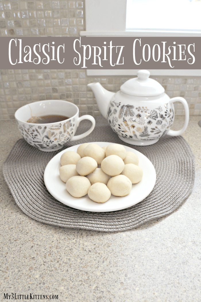 Classic Spritz Cookie Recipe for Holiday or any Occasion