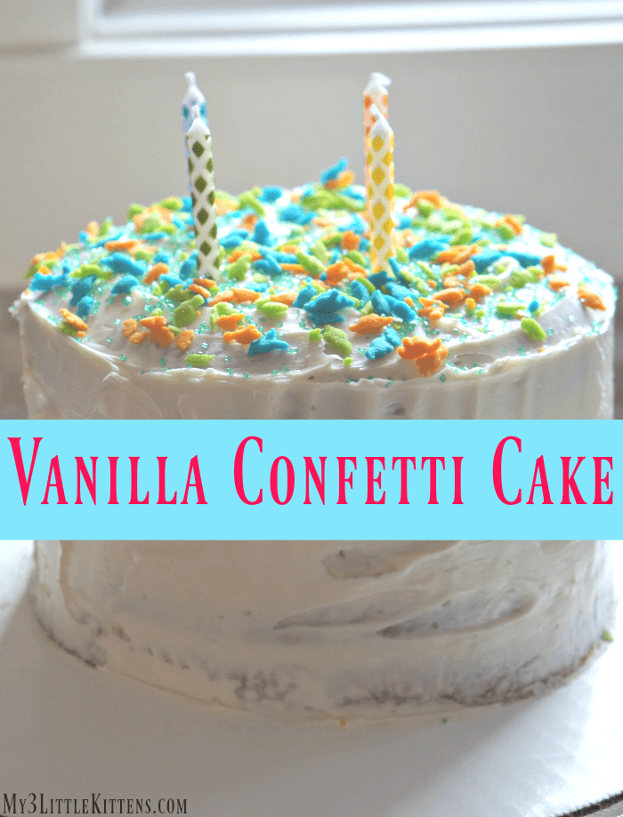 Perfect for Any Occasion Vanilla Confetti Cake - Homemade, Easy and Delicious