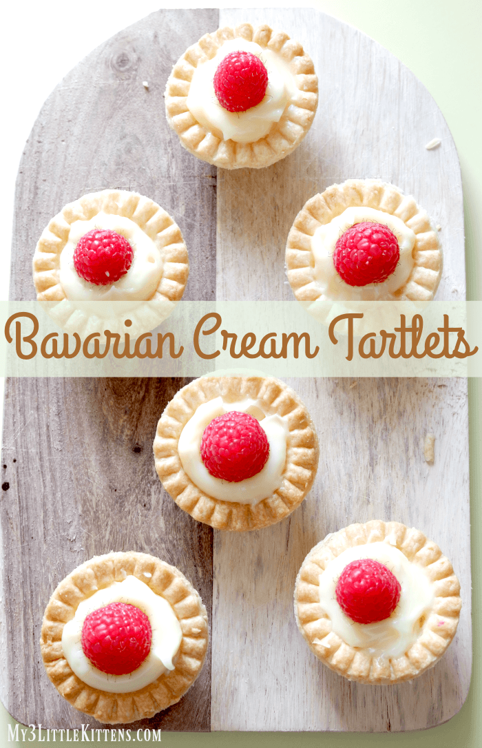These Bavarian Cream Tartles are easy and delicious! Homemade never tasted so good!