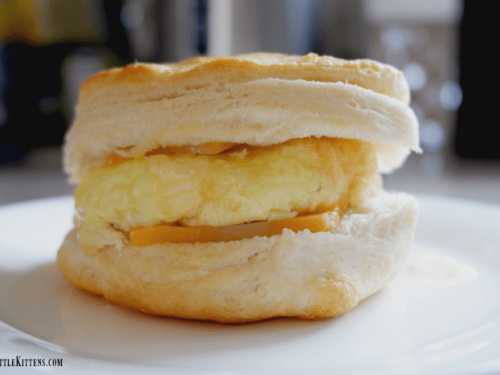 Cheesy Egg Biscuit
