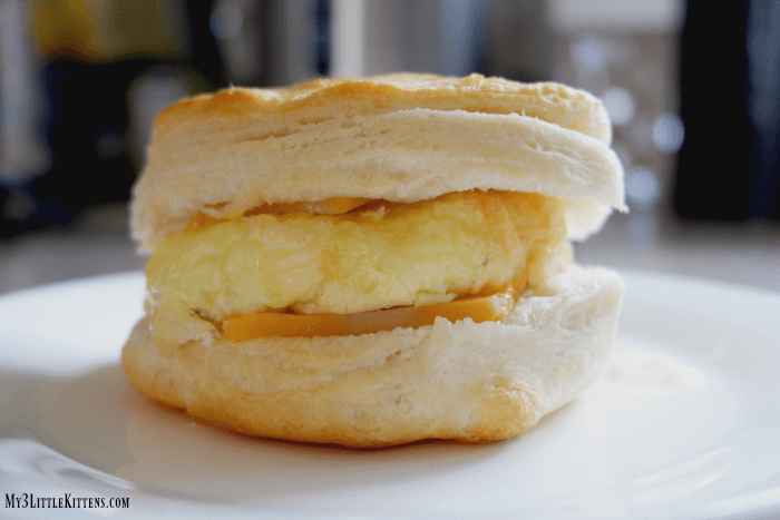 Cheesy Egg Biscuit you can't help but savour!