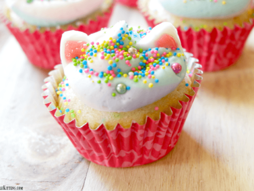 Meowgical Caticorn Cupcakes