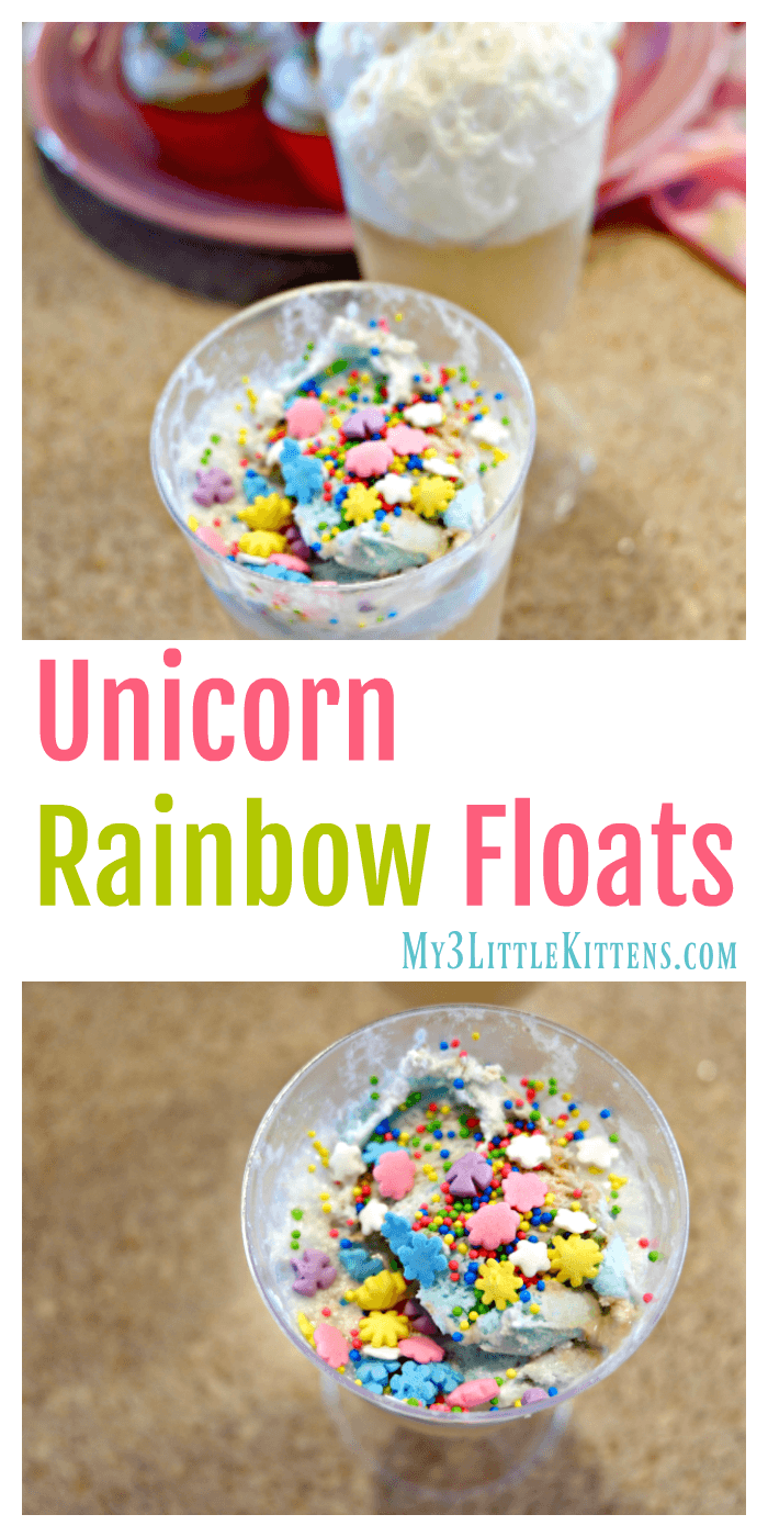 These Unicorn Rainbow Floats Make the Most Magical Drink! Kids of all ages will love this!