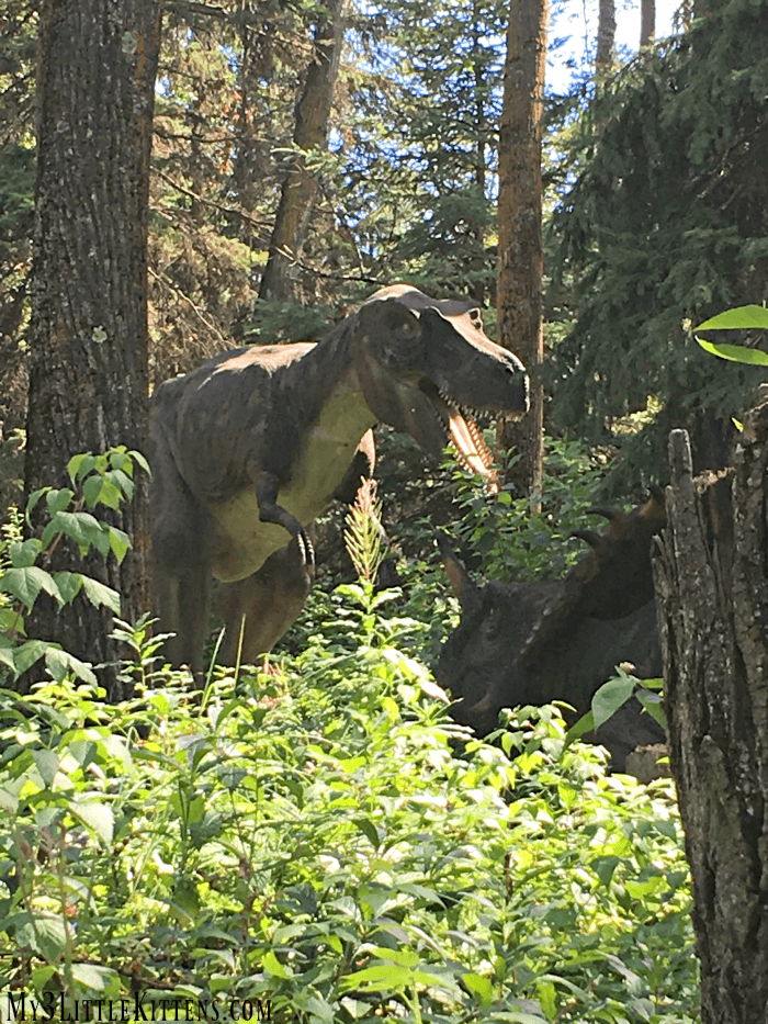 Jurassic Forest is a prehistoric dinosaur park near Edmonton Alberta Canada
