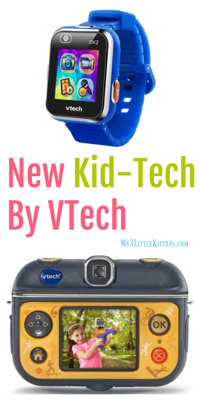 New Kid-Tech By VTech. Kidizoom Action Cam and Smartwatch!