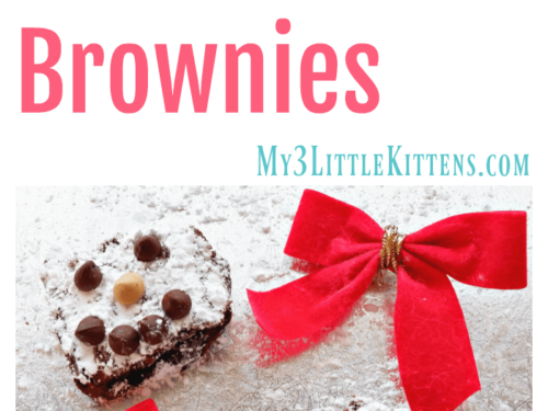 Easy and Fun Snowman Brownies Kids will Love! Snow Man Yum!