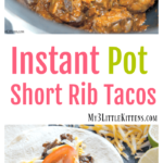 These Instant Pot Short Rib Tacos are quick, easy and delicious. Pressure cooking ribs at its very finest!