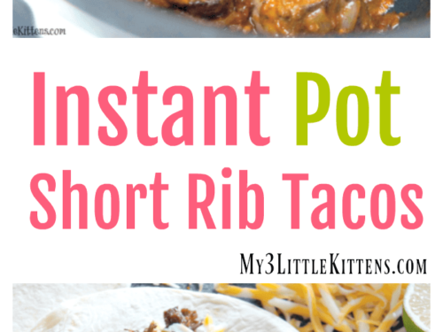 These Instant Pot Short Rib Tacos are quick, easy and delicious. Pressure cooking ribs at its very finest!