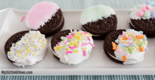 These Easter Oreo Cookies are perfect of kids of all ages! Such a fun dessert recipe to make!