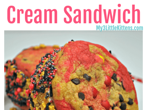 Iron Man Chocolate Chip Cookie Ice Cream Sandwich - Perfect for Kids of All Ages!