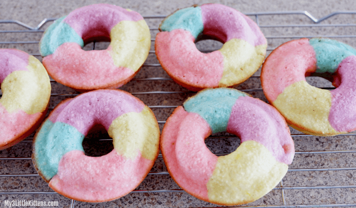 No kid can resist these rainbow unicorn donuts. Homemade made easy!