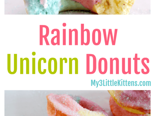 No kid can resist these rainbow unicorn donuts. Homemade made easy!