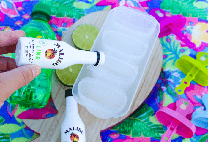 These Malibu and Sprite Boozy Popsicles are Easy and Perfect for Summer!