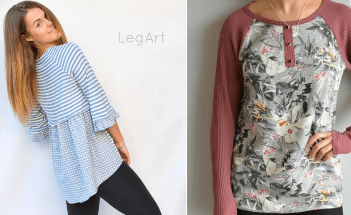 LegArt Apparel for Women and Girls features leggings, tops, tunics, joggers and more!