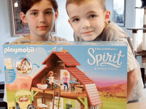 Dreamworks Spirit Riding Free Barn by Playmobil. Horses, Cats, Animals, Cowboy and More!