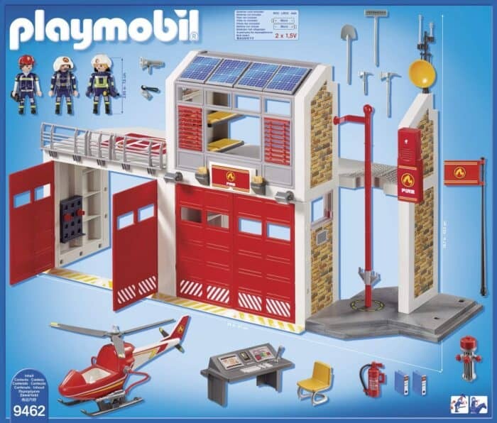 Playmobil Fire Station. Kids everywhere will love these toys. Perfect gift.
