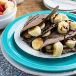 These Easy and Sweet Nutella Banana Crepes are perfect for breakfast or anytime!