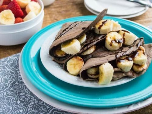 These Easy and Sweet Nutella Banana Crepes are perfect for breakfast or anytime!