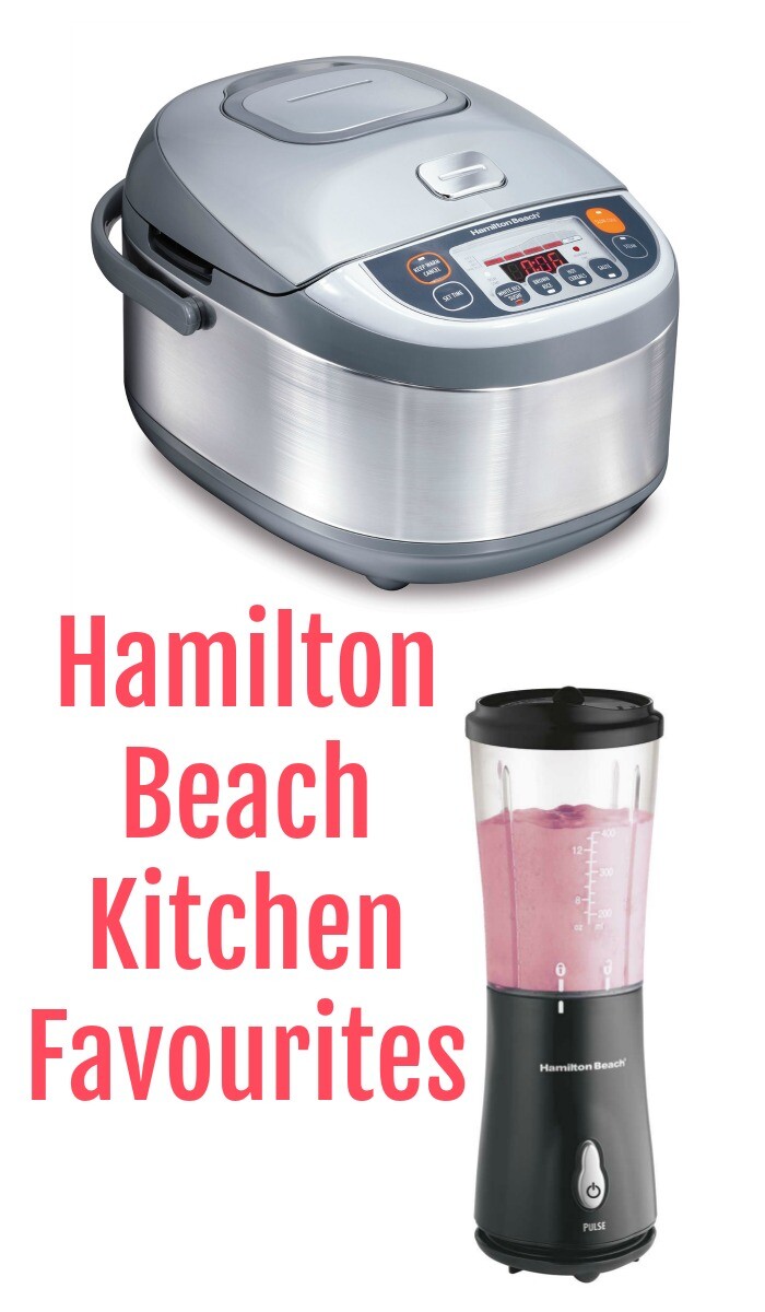 Hamilton Beach Kitchen Favourites Include Multi-Function Rice Cooker and Personal Creations Blender. Pick Your Favorite!