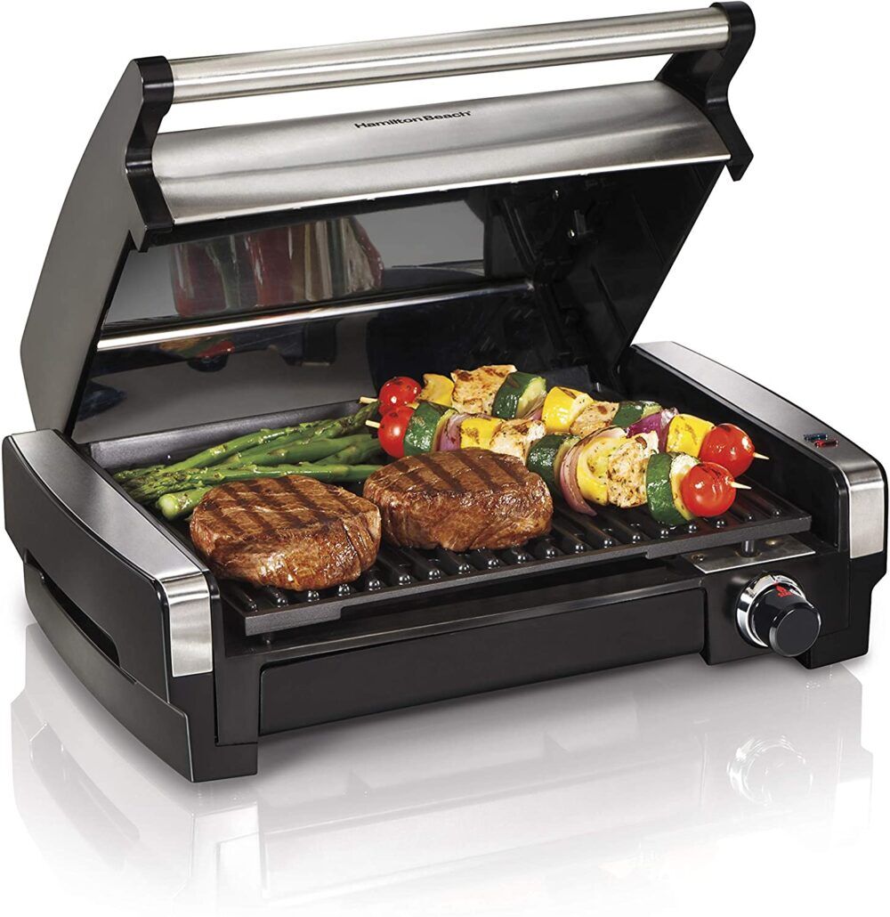 Hamilton Beach Indoor Grill is perfect for searing and grilling with outdoor results!